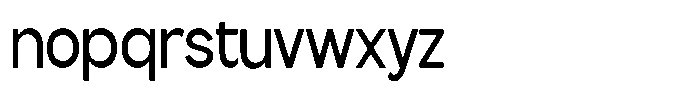Flova Semi Bold Condensed Font LOWERCASE