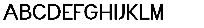 Flova Semi Bold Expanded Font UPPERCASE