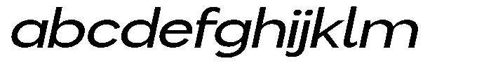 Flova Semi Bold Extended Italic FONT