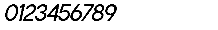 Flova Semi Bold Italic Font OTHER CHARS