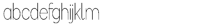 Flova Thin Compressed FONT