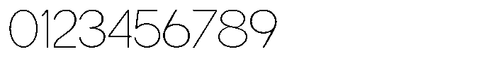 Flova Thin Expanded Font OTHER CHARS