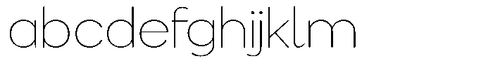 Flova Thin Expanded FONT