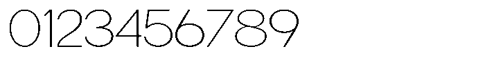 Flova Thin Extended Font OTHER CHARS