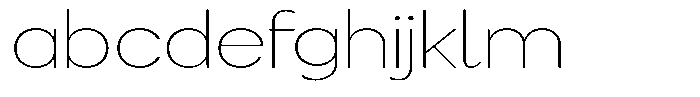 Flova Thin Extended FONT