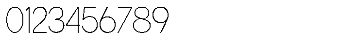 Flova Thin Font OTHER CHARS