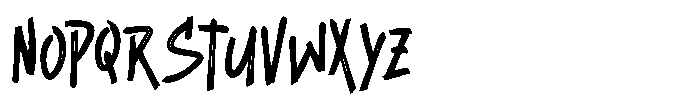 Flowbrush Font LOWERCASE