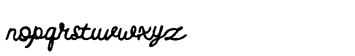 Floweey Doodle Font LOWERCASE