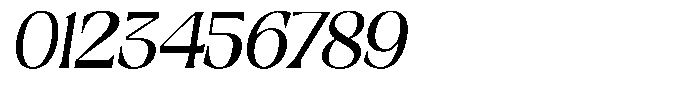 Flower Balisteno Norm Italic Font OTHER CHARS