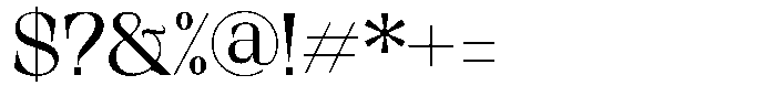 Flower Balisteno Regular Font OTHER CHARS
