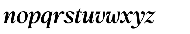 Flowers Of Nineties Medium Italic Font LOWERCASE