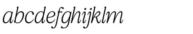 Flowers Of Nineties Thin Italic FONT