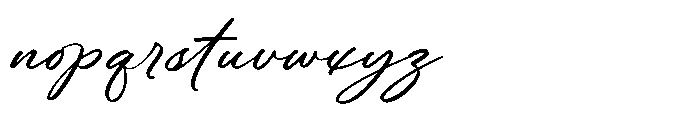 Flowers the Breeze  Regular Font LOWERCASE