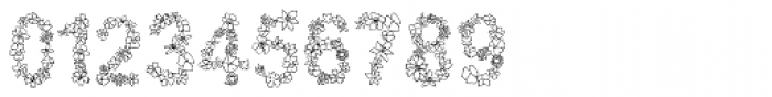 Flowertype Sketch Font OTHER CHARS