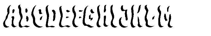Flowie Shadow Font UPPERCASE