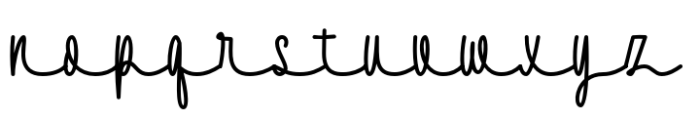 Flownice Font LOWERCASE