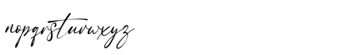 Flowrite Script Font LOWERCASE