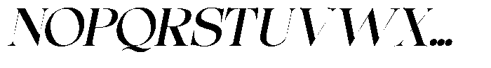 Flowsky Italic Font UPPERCASE