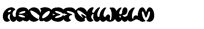 Flowtica Font UPPERCASE