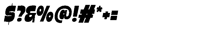 Flowy Psyche Italic Font OTHER CHARS
