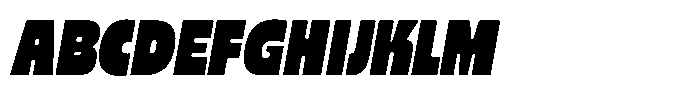 Flowy Psyche Italic Font UPPERCASE