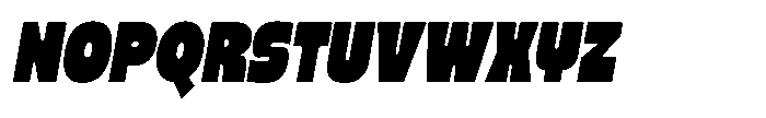 Flowy Psyche Italic Font UPPERCASE