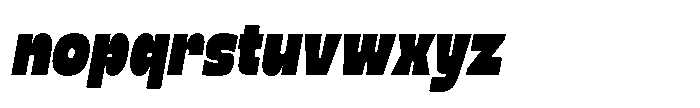 Flowy Psyche Italic Font LOWERCASE