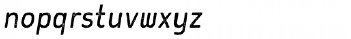 Flowy Sans Regular Rust Italic Font LOWERCASE