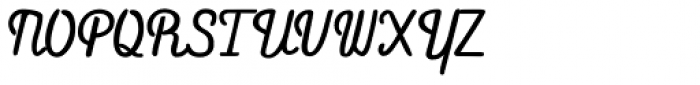 Flowy Script Clean Font UPPERCASE