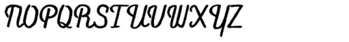 Flowy Script Freehand Font UPPERCASE