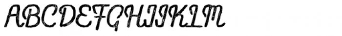 Flowy Script Rust Font UPPERCASE