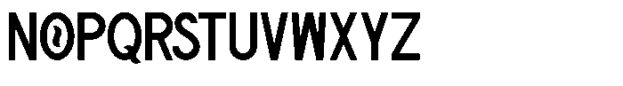 Floxy Font UPPERCASE
