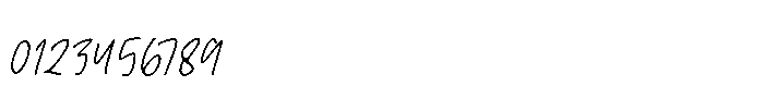 Fluffy Bloom Italic Font OTHER CHARS