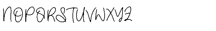 Fluffy Bloom Regular Font UPPERCASE