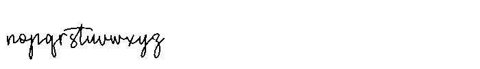 Fluffy Bloom Regular Font LOWERCASE