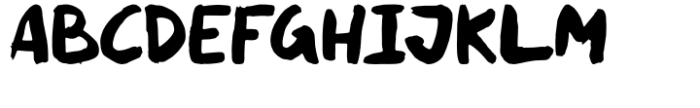 Fluffy Tiger Regular Font UPPERCASE