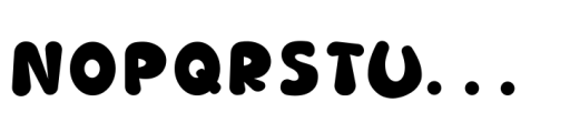 Fluffy Twist Solid Font UPPERCASE