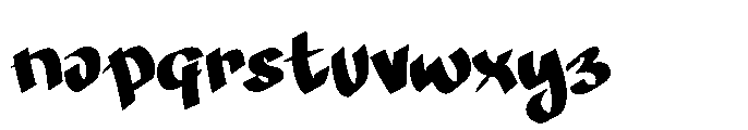 Fluffy Woof Font LOWERCASE