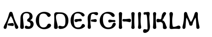 Fluid Medium Font UPPERCASE