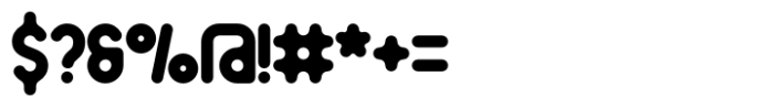 Fluidity Style 1 Font OTHER CHARS