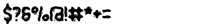 Fluidity Style 3 Font OTHER CHARS