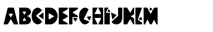 Flumbo Quirky Font UPPERCASE