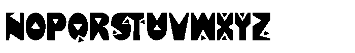 Flumbo Quirky Font UPPERCASE