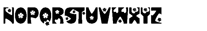 Flumbo Quirky Font LOWERCASE