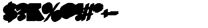 Flury Muffin Extrude Font OTHER CHARS