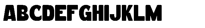 Flury Muffin Regular Font UPPERCASE