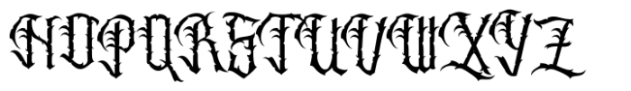 Fluster Font UPPERCASE