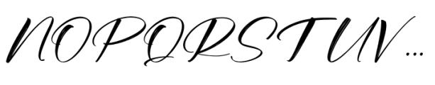 Flusteria Routine Regular Font UPPERCASE
