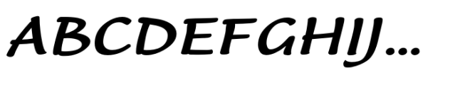 Flute Bold Expanded Font UPPERCASE