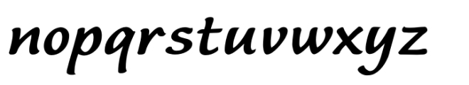 Flute Bold Expanded Font LOWERCASE